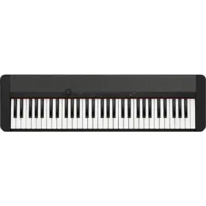 Casio Casiotone CT S1 61-Key Portable Keyboard AiX Tone Engine, Touch Responsive Keys, 64-Note Polyphony, Black | CT-S1 BK