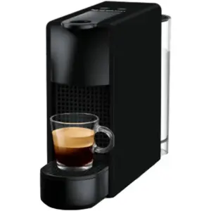 Nespresso Essenza Mini Espresso Machine, 220V 0.6 L Water Tank Capacity, Removable Tank, Programmable, Ultra Compact Design, Eco Mode, Black | ESSENZA MINI