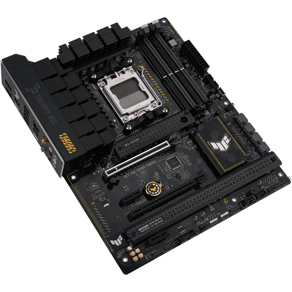 Asus Tuf Gaming B650-Plus Wifi DDR5 ATX Motherboard, AMD Socket AM5, B650 Chipset, 2.5Gb Ethernet, Bluetooth, WiFi 6E 6GHz, Max 128GB 4xDIMM Memory, PCIe 4.0x16, 3xM.2 Slot | 90MB1BZ0-M0EAY0 - Image 4