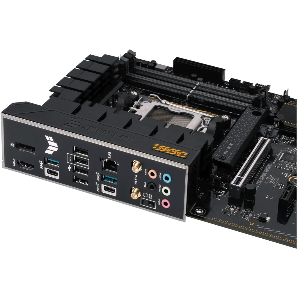 Asus Tuf Gaming B650-Plus Wifi DDR5 ATX Motherboard, AMD Socket AM5, B650 Chipset, 2.5Gb Ethernet, Bluetooth, WiFi 6E 6GHz, Max 128GB 4xDIMM Memory, PCIe 4.0x16, 3xM.2 Slot | 90MB1BZ0-M0EAY0 - Image 7