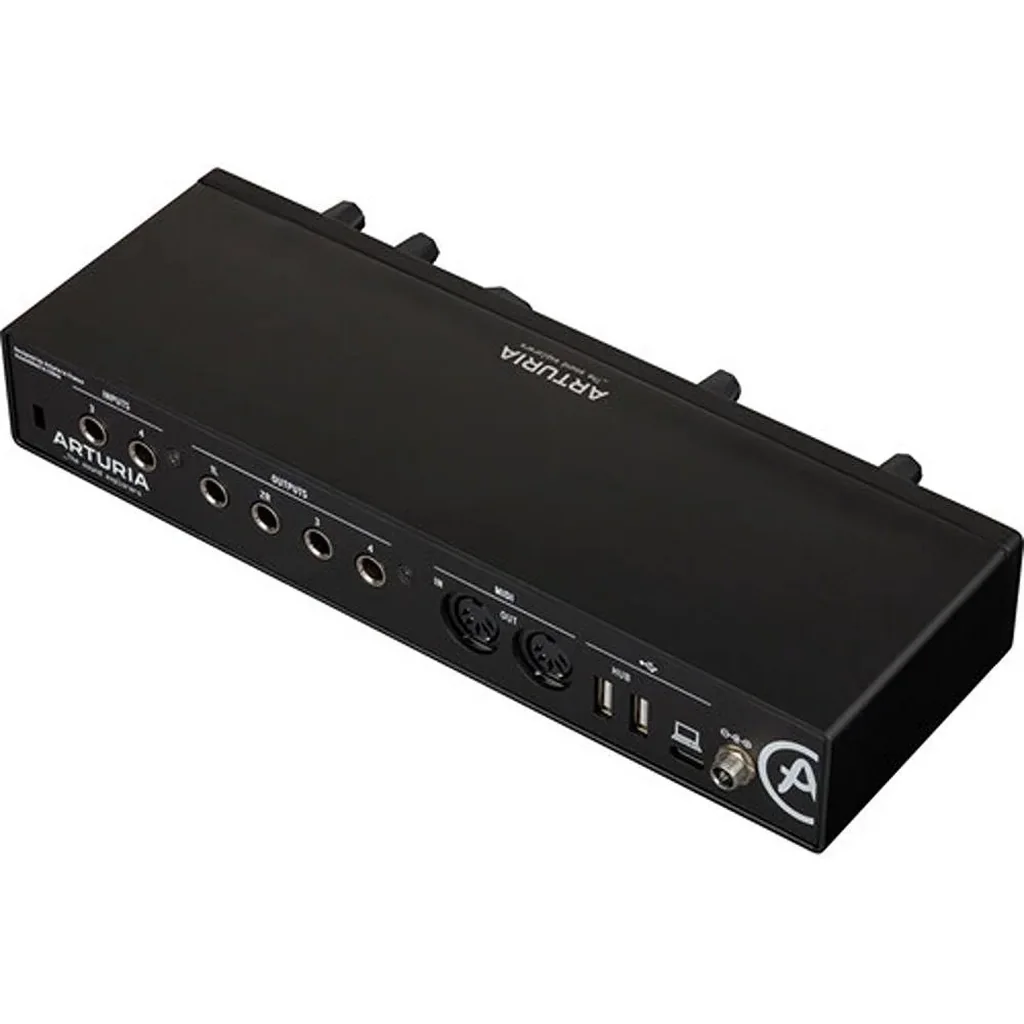 Arturia MiniFuse 4 Portable 4x4 USB Type-C Audio/MIDI Interface, 2 USB Hub For Keyboard Controllers, Phantom Power & MIDI I/O, USB Type-C, 2 Headphone Outs, 24-Bit/192 kHz Converters, Black | 800103 - Image 3