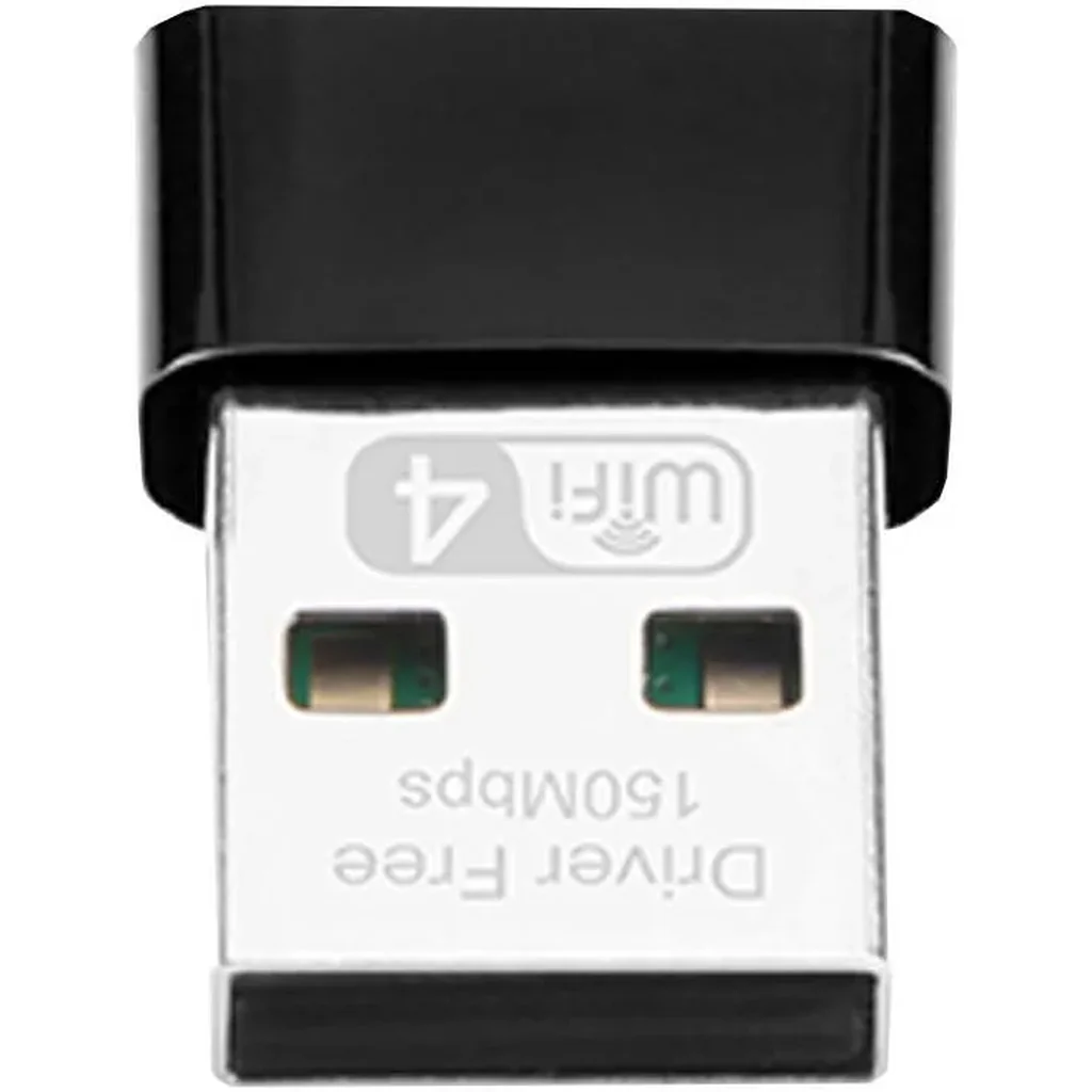 COMMANDO Wireless USB Network Adapter, 150Mbps Transmission Rate, 20dBm Transmit Power, Internal Antenna, Supports 64/128-bit WEP, For Desktop / PC, Wider Coverage, Black | AIR-WA150 - Image 3