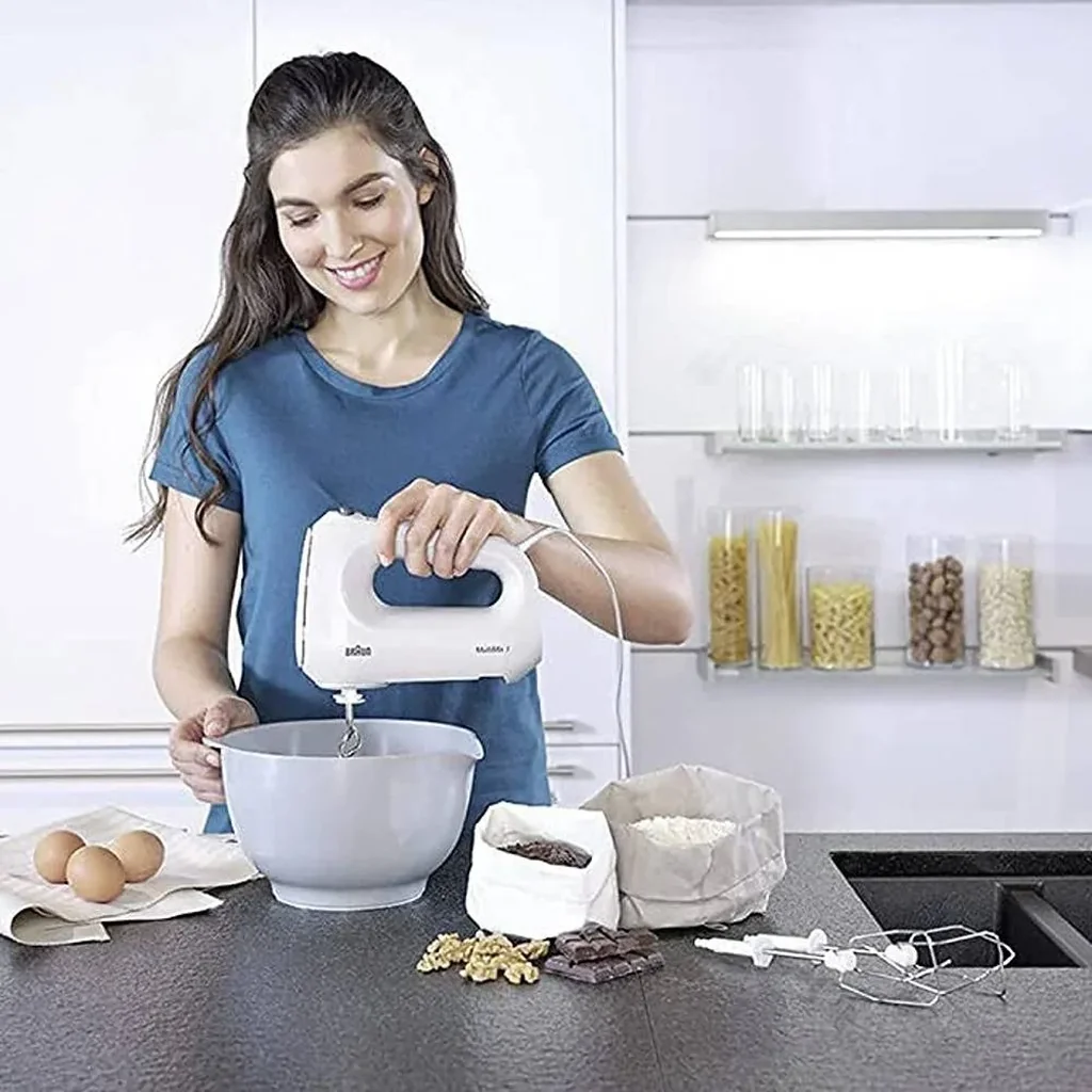 Braun MultiMix 1..Hand Blender Hand Mixer, 1.4.m, 400W, 207.mm, 76.mm, HM1010WH | Min 1 year manufacturer warranty, White | HM1010-WH - Image 4