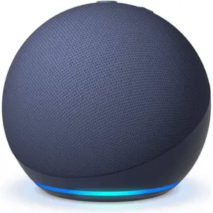 Amazon Echo Dot 5th Gen (2022), Stream Music, Podcasts & More, Alexa Digital Assistant Built-In, BT/Matter & Wi-Fi Connect, Mic Off Button, Multilayered Privacy Features, Deep Sea Blue | B09B93ZDG4