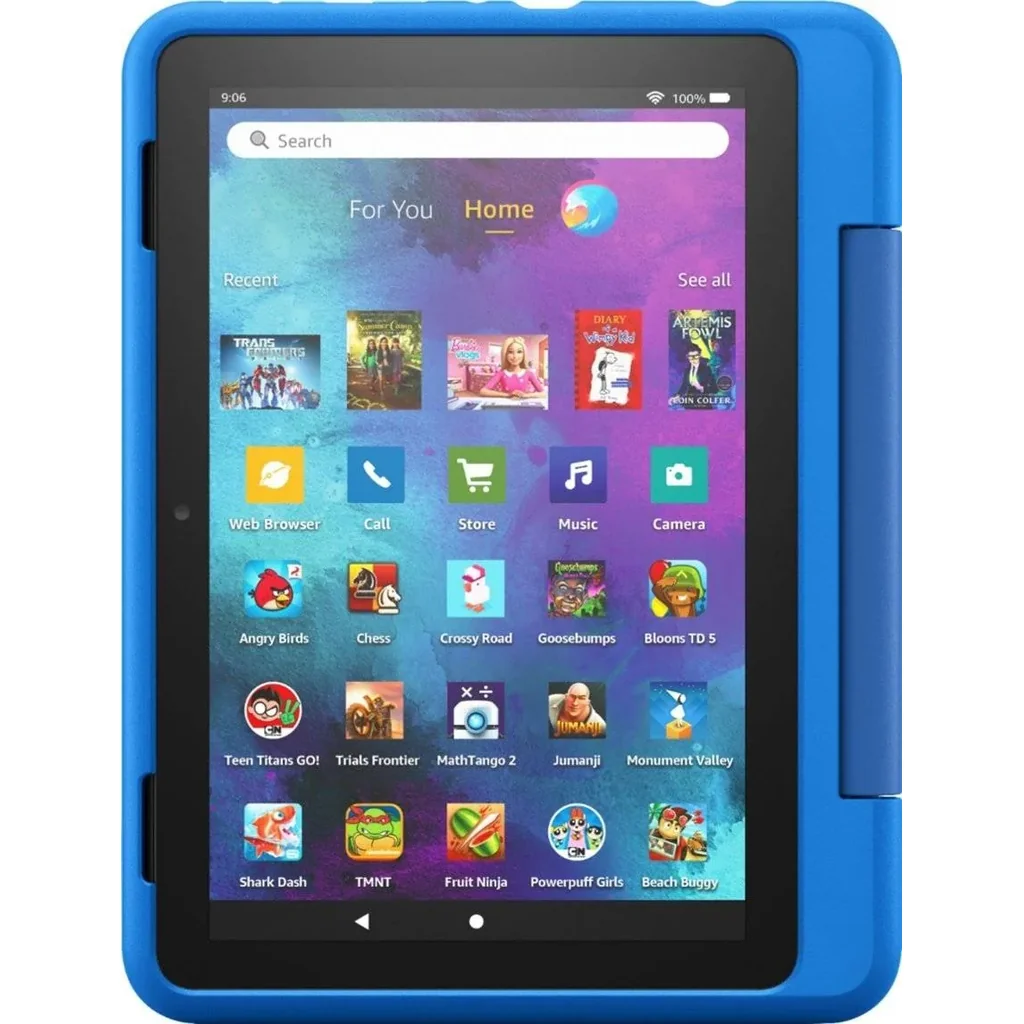Amazon Fire HD 8 Kids Pro Tablet (2021), 8" HD 1280x800 Display, 2 GB RAM, 32GB Storage, Up to 12H Battery Life, 2 MP Dual Cameras, BT / Wi-Fi Connectivity, USB-C (2.0) Port, Blue | B08H5QX3YF - Image 2