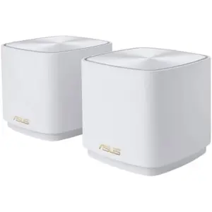 ASUS ZenWiFi XD5 AX3000 Mini WiFi 6 System, 3500 sq ft, AiMesh, Parental Controls, 2 Pack, White | 90IG0750-MO3B40