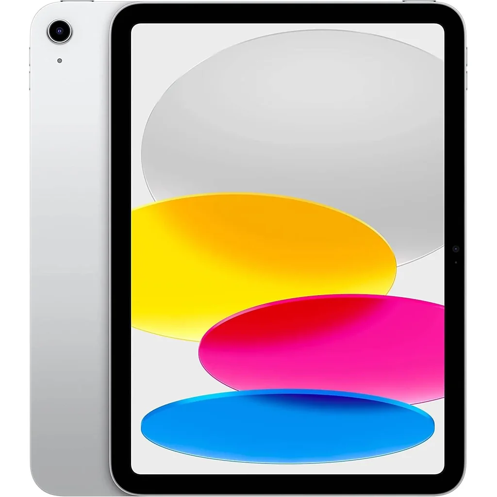 Apple iPad 10th Gen (2022), 10.9" Liquid Retina Display with True Tone, 256GB Storage, A14 Bionic Chip with 6-Core CPU & 4-Core GPU, Wi-Fi, Touch ID, INTL Version, Silver | MPQ83LL/A / MPQ83VC/A