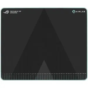 ASUS ROG Hone Ace Aim Lab Edition Gaming Mouse Pad, 508 X 420 x 3 mm, Large Size, Soft, Hybrid Cloth Material, Non-Slip Rubber Base, Esports & FPS Gaming, Black |  90MP0380-BPUA00