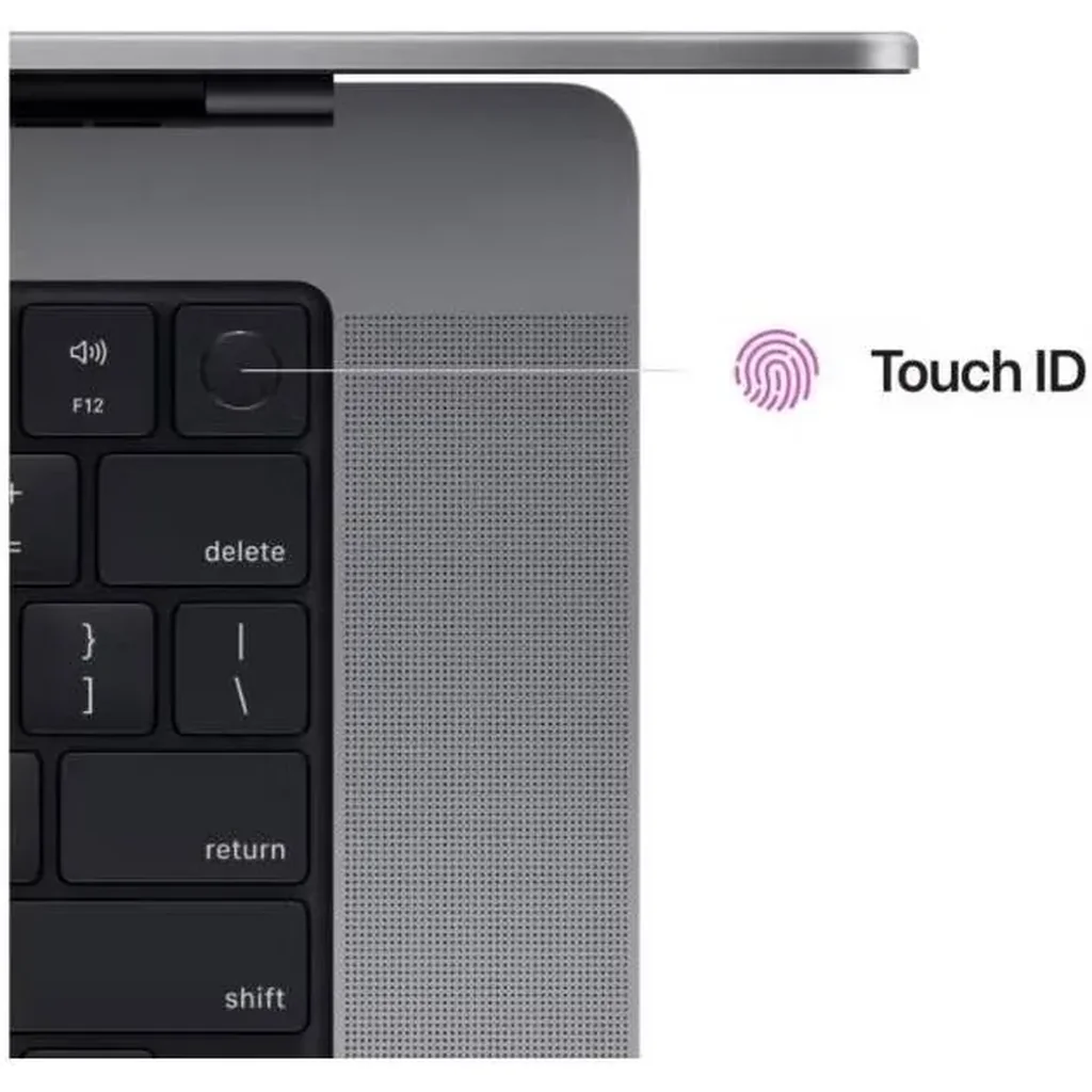 Apple Macbook Pro 14" Liquid Retina XDR Laptop, M2 Pro Chip, 10 Core CPU, 16 Core GPU, 16GB RAM, 512GB SSD, Backlit Magic English Keyboard, With Touch ID, mac OS Ventura, Space Gray | MPHE3 - Image 6
