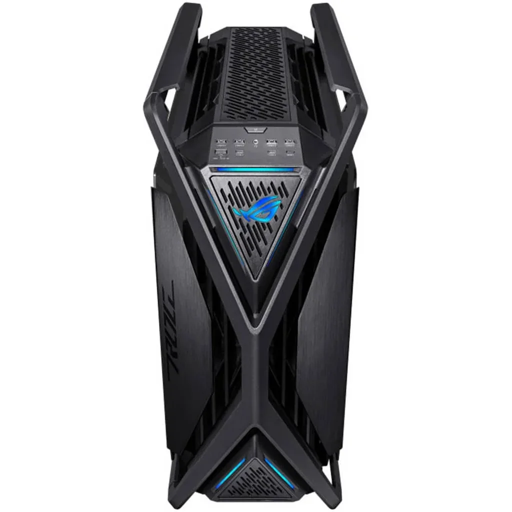 ASUS ROG Hyperion GR701 E-ATX PC Case, Tempered Glass Side Panels, Up to 420mm Dual Radiator, 4*140mm Fans, Metal GPU Holder, Compnent Storage, ARGB Fan Hub, 60W Fast Charging, Black | 90DC00F0-B39000 - Image 2
