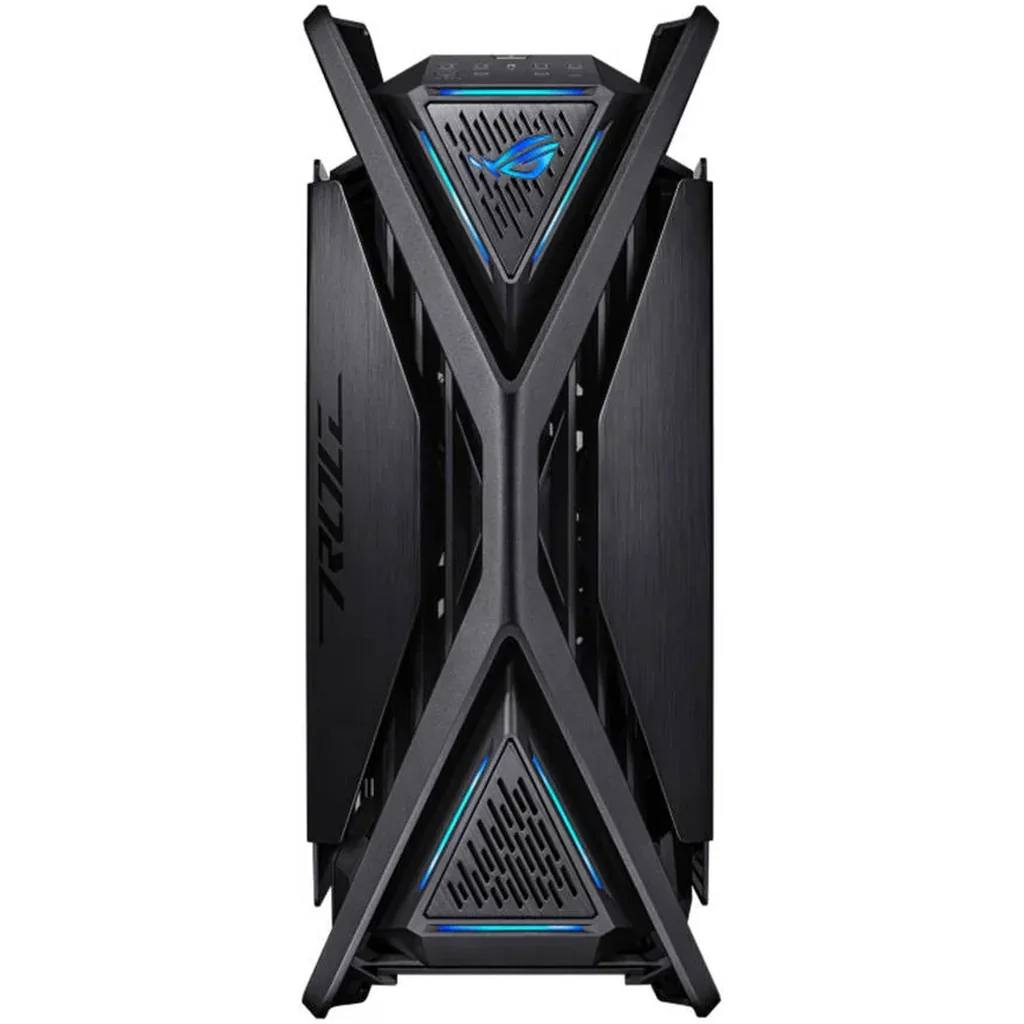 ASUS ROG Hyperion GR701 E-ATX PC Case, Tempered Glass Side Panels, Up to 420mm Dual Radiator, 4*140mm Fans, Metal GPU Holder, Compnent Storage, ARGB Fan Hub, 60W Fast Charging, Black | 90DC00F0-B39000 - Image 3