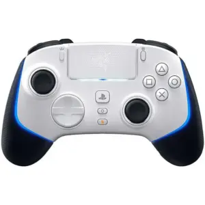 Razer Wolverine V2 Pro Wireless Gaming Controller for PlayStation 5/PC, Mecha-Tactile Action Buttons, 8-Way Microswitch D-Pad, HyperTrigger, 6 Remapable Buttons, Chroma RGB, White | RZ06-04710200-R3G1