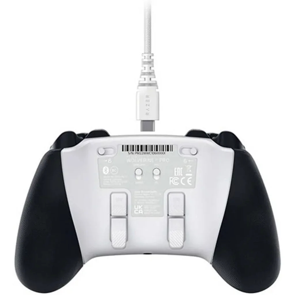 Razer Wolverine V2 Pro Wireless Gaming Controller for PlayStation 5/PC, Mecha-Tactile Action Buttons, 8-Way Microswitch D-Pad, HyperTrigger, 6 Remapable Buttons, Chroma RGB, White | RZ06-04710200-R3G1 - Image 5