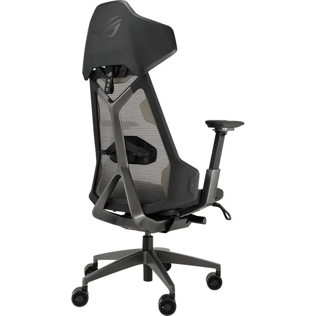 Asus SL400 ROG Destrier Ergo Gaming Chair, 150 KG Maximum Load, 3D With 360 Fully Rotate Armrest, 90 - 135 Tilt Range, Class 4 Gas Lift, 75mm PU Casters, Adjustable Angle, Black | 90GC0120-MSG010 - Image 5