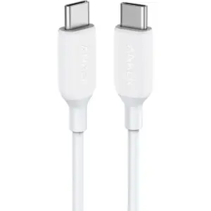 Anker PowerLine III USB-C to Lightning 2.0 Cable 3ft, MFi certified, Superior Durability, White | A8832H21