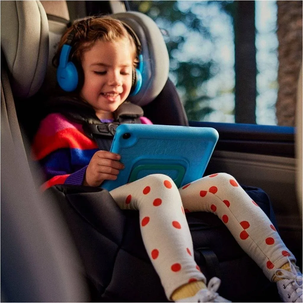 Amazon Fire 7 Kids Tablet, 7" HD Display, 16 GB Storage, Ages 3-7, Set Time Limits, Age Filters, Wi-Fi Connectivity, Educational Goals, and More With Parental Controls, Purple | B099HP4D5Z - Image 5