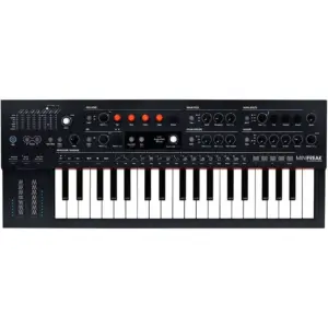 Arturia MiniFreak Hybrid Polyphonic Synthesizer - 6-Voice Digital Engines with Analog Filters, 37-Key Aftertouch Keyboard, Sequencer & Onboard FX, Black | 571001