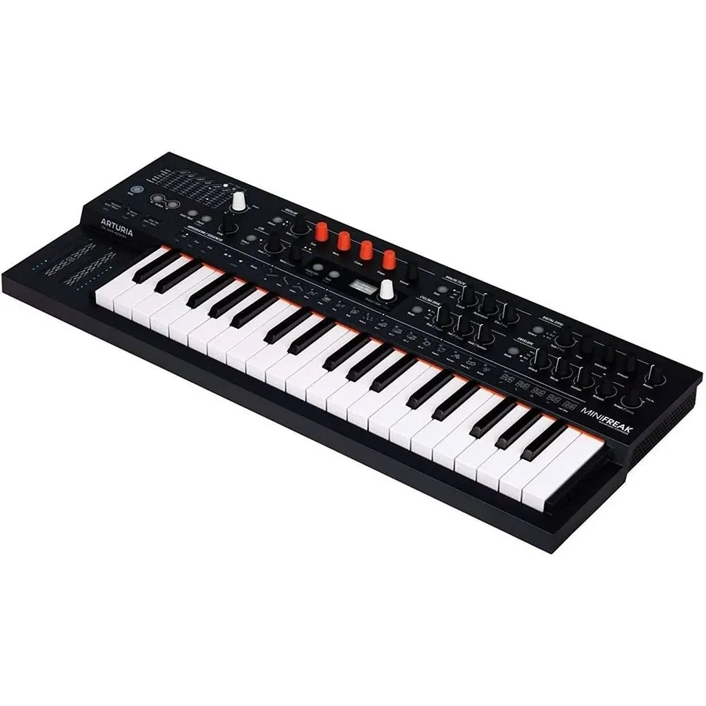 Arturia MiniFreak Hybrid Polyphonic Synthesizer - 6-Voice Digital Engines with Analog Filters, 37-Key Aftertouch Keyboard, Sequencer & Onboard FX, Black | 571001 - Image 2