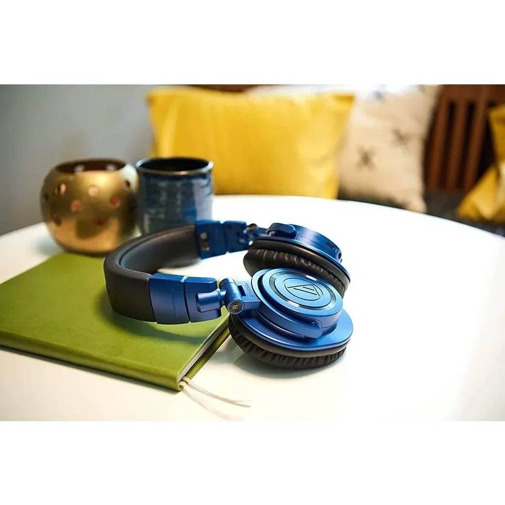 Audio-Technica ATH-M50xBT2 DS - Limited Edition "Deep Sea" Wireless Over-Ear Headphones with Bluetooth 5.0, LDAC/AAC Support, 50-Hour Battery, Dual Mics & A-T Connect App Control | ATH-M50xBT2DS - Image 6