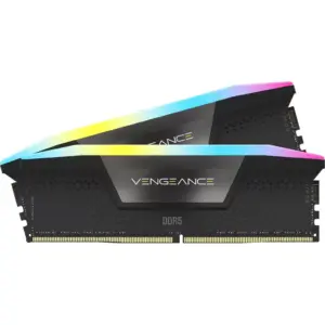 Corsair VENGEANCE RGB 96GB (2x48GB) DDR5 Desktop Memory Kit, 5600 MHz Memory Speed, 40-40-40-77 Tested Latency, 1.25V Memory Voltage, XMP 3.0, 288 Pin, Dynamic Multi-Zone RGB | CMH96GX5M2B5600C40
