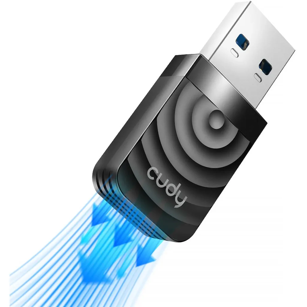 Cudy WU1300S AC1300 Wi-Fi USB 3.0 Adapter, Dual Band 5GHz & 2.4GHz Wi-Fi, High Gain Antenna, Black | WU1300S - Image 4