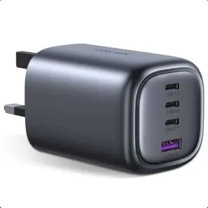 UGREEN PD100W 4-Ports GaN USB C Fast Charger Laptop Charging Plug Type C Power Adapter Compatible with MacBook Pro/Air,iPhone 14 Pro Max/14/13, iPad Pro/Air, Laptop | 40749
