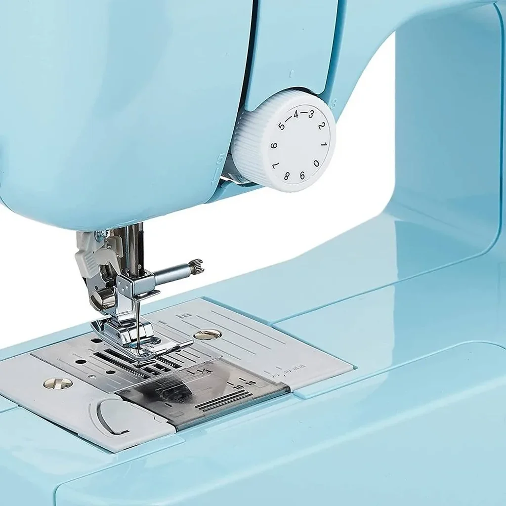 Brother JK17B Sewing Machine, 17 Built-In Stitches, 4-Step Buttonhole, Foot Controller, Quick-Set Bobbin, Blue | JK17B - Image 4