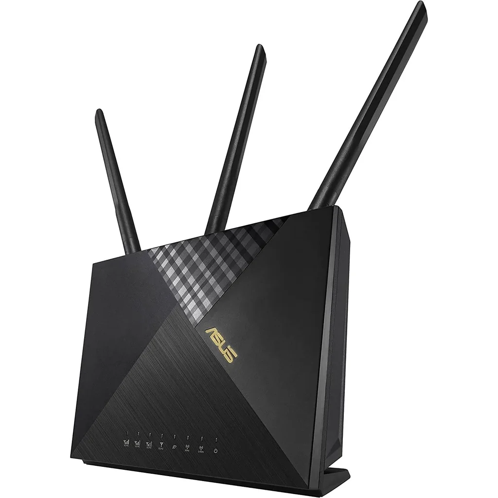 ASUS 4G-AX56 AX1800 Gigabit Ethernet Dual-Band Wireless Router, Captive Portal, Aiprotection, Parental Controls, LTE Connectivity | 90IG06G0-MO3110