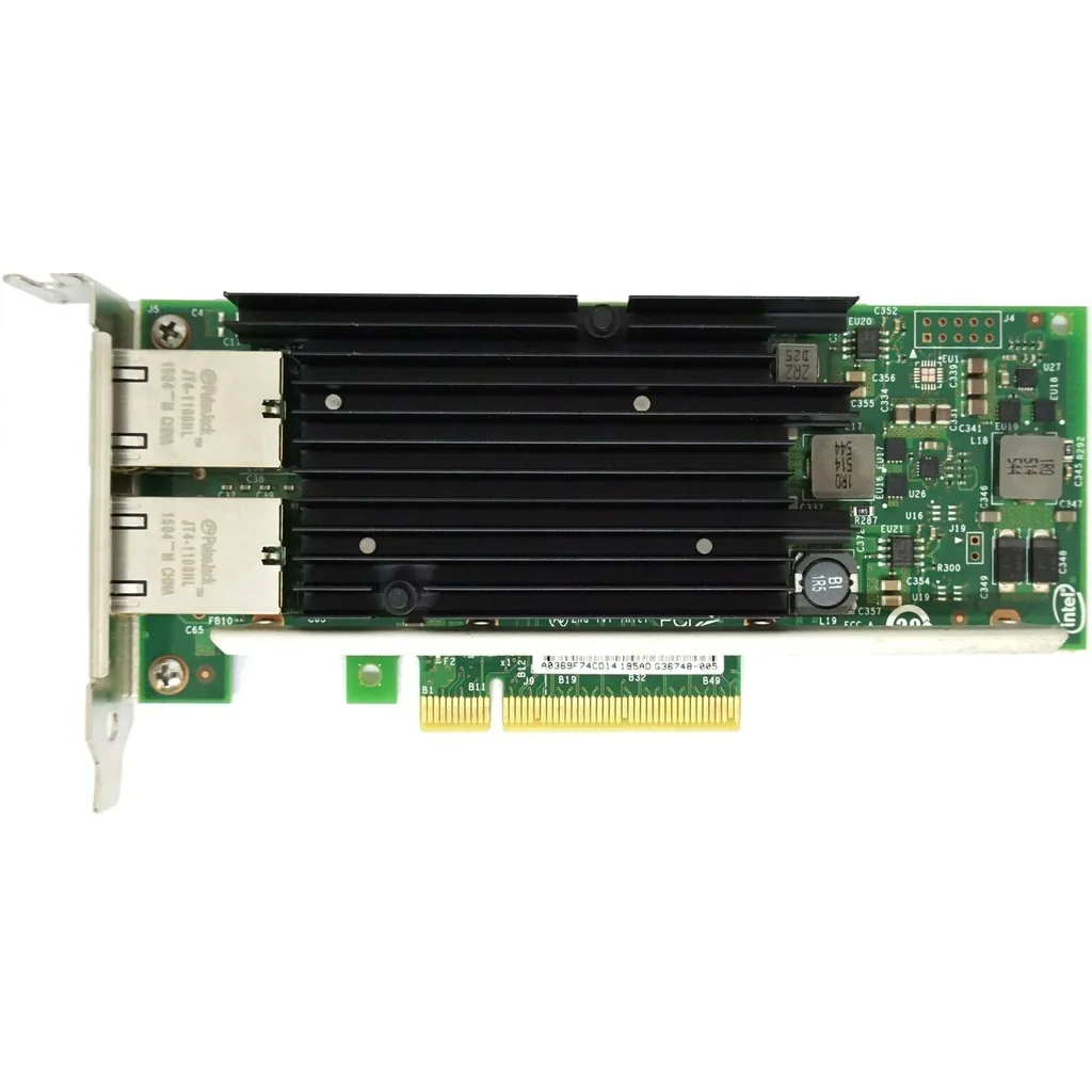 Dell Intel X540-T2 Dual Port 10GbE Network Adapter, Up to 10Gb/s Data Transfer Rate, Low Profile Bracket, PCI-E Bus, 2 x RJ45 Ethernet Ports | 3DFV8 - Image 2