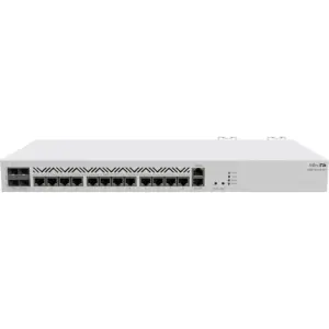 MikroTik CCR2116-12G-4S+ Cloud Core Router, 4x 10G SFP+ Ports, 16-Core 2 GHz ARM CPU 16 GB DDR4 RAM, 128 MB, NAND Storage, 2000 MHz Frequency, 13x RJ45 Ports, 1x M.2, White | CCR2116-12G-4S+