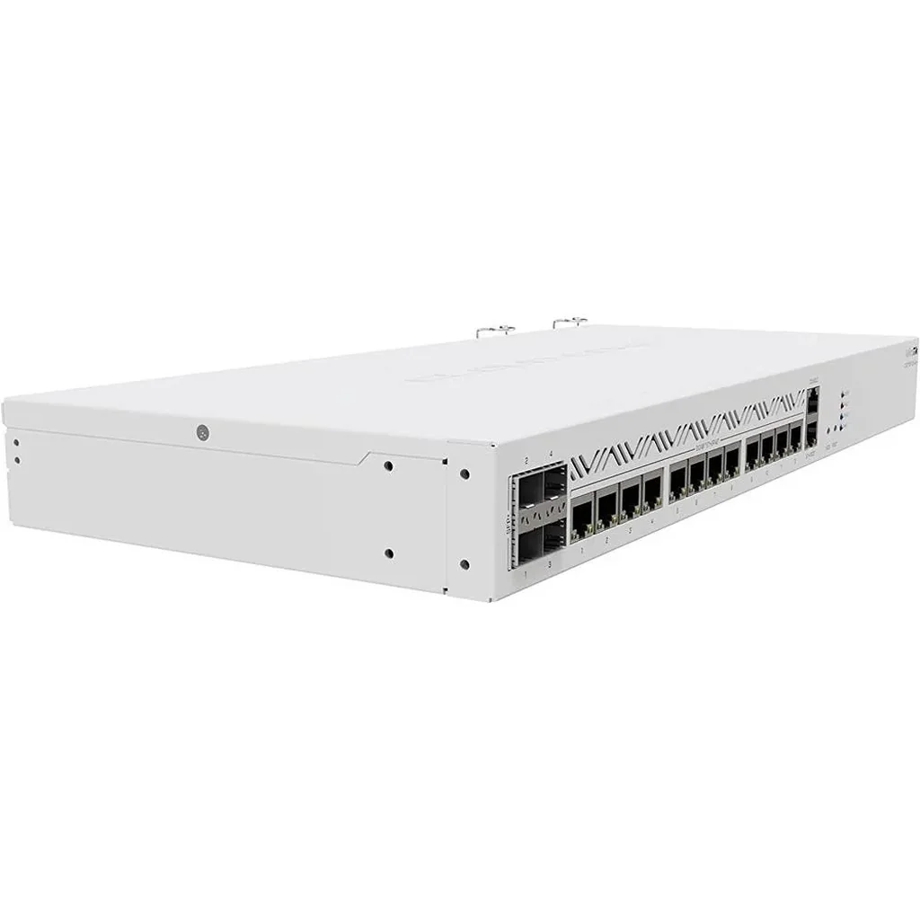 MikroTik CCR2116-12G-4S+ Cloud Core Router, 4x 10G SFP+ Ports, 16-Core 2 GHz ARM CPU 16 GB DDR4 RAM, 128 MB, NAND Storage, 2000 MHz Frequency, 13x RJ45 Ports, 1x M.2, White | CCR2116-12G-4S+ - Image 3