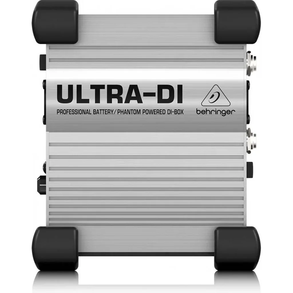 Behringer Ultra DI DI100 1 Channel Active Direct Box OT 1 Transformer, +50 dB Pad, Ground Lift, Battery/Phantom Powered | DI100 - Image 2