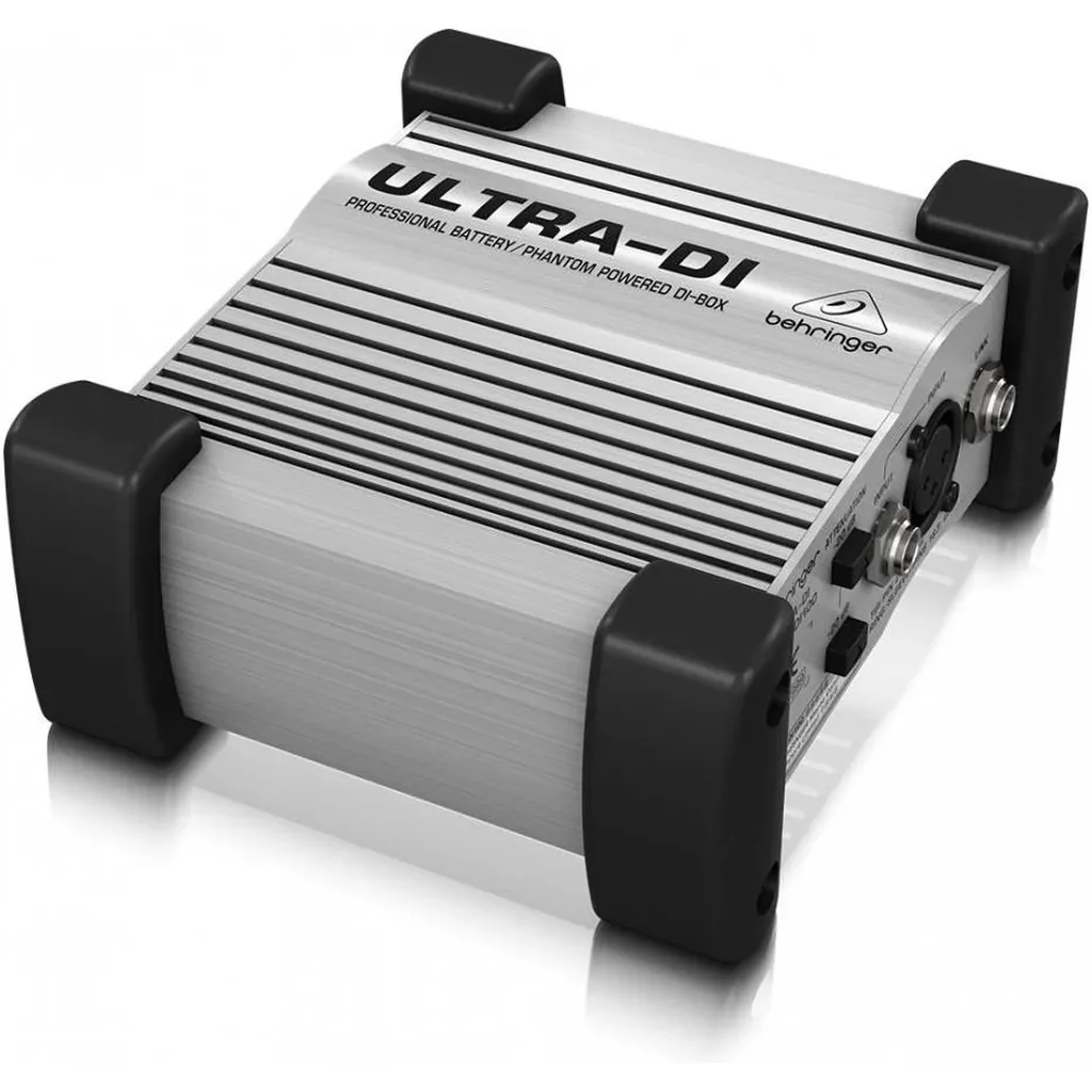 Behringer Ultra DI DI100 1 Channel Active Direct Box OT 1 Transformer, +50 dB Pad, Ground Lift, Battery/Phantom Powered | DI100 - Image 3