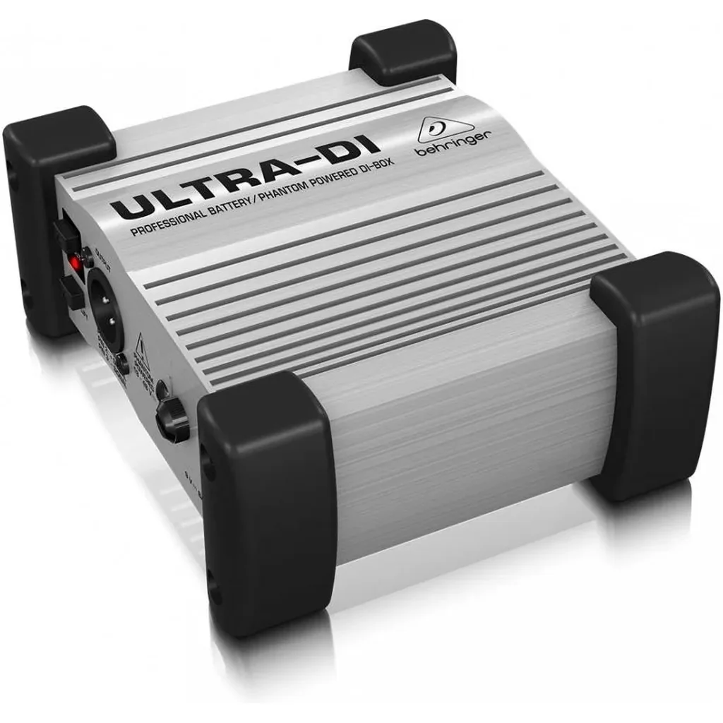Behringer Ultra DI DI100 1 Channel Active Direct Box OT 1 Transformer, +50 dB Pad, Ground Lift, Battery/Phantom Powered | DI100 - Image 4