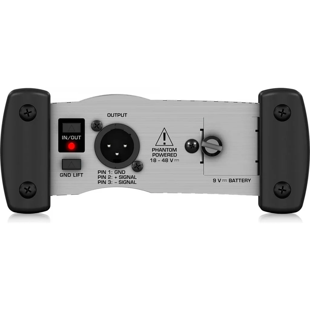 Behringer Ultra DI DI100 1 Channel Active Direct Box OT 1 Transformer, +50 dB Pad, Ground Lift, Battery/Phantom Powered | DI100 - Image 5