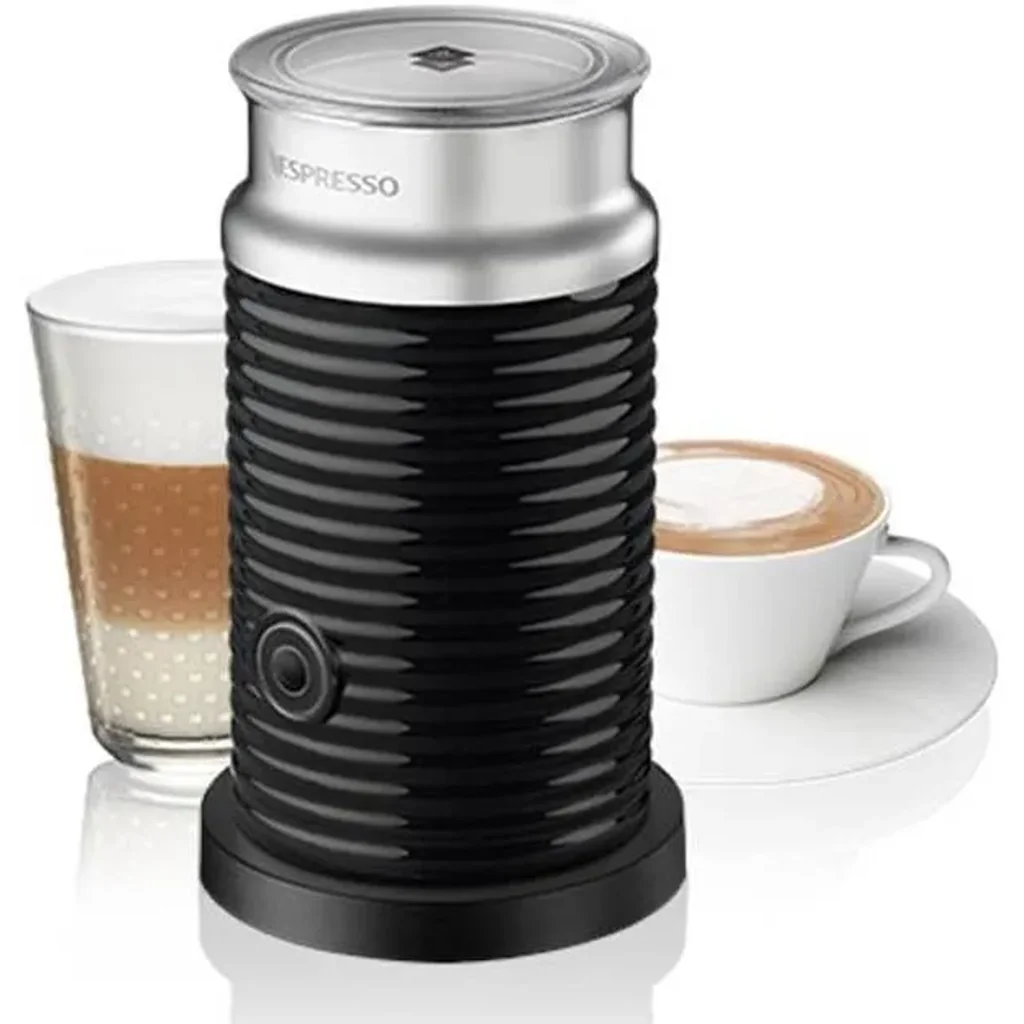 Nespresso Inissia C40 Red Bundle Coffee Machine, 19 Bars Pressure, 700ML Water Tank Capacity, 25 Seconds Heat Up Time, 9 Capsules, Metal Cup Support, Red | Inissia C40 - Image 3