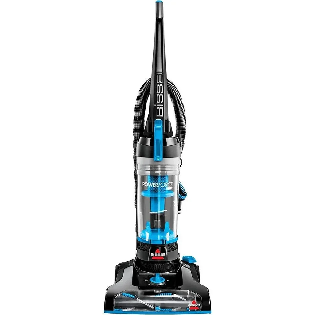 Bissell Powerforce Helix Bagless Vacuum Cleaner, Lightweight, 5 Height Adjustments, Bagless Tank, Washable Filter, 220V, 1100, Blue | 2111E