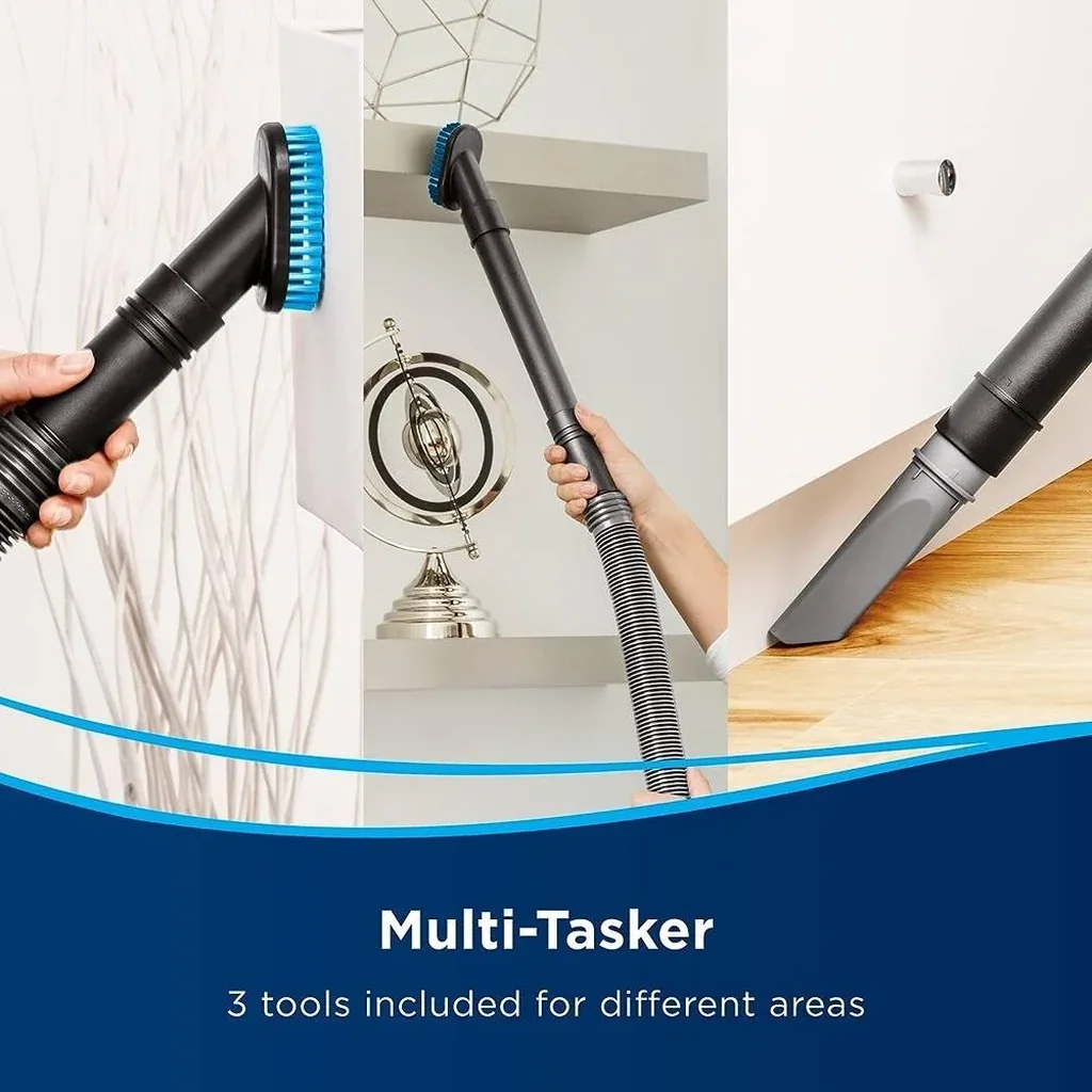 Bissell Powerforce Helix Bagless Vacuum Cleaner, Lightweight, 5 Height Adjustments, Bagless Tank, Washable Filter, 220V, 1100, Blue | 2111E - Image 5
