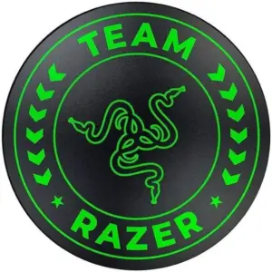 Razer Team Razer Floor Mat, Hard-Grained Texture, Ultra-Durable Protector, Slip-Resistant Base, PET Film Layer, Black/Green | RC81-03920200-R3M1