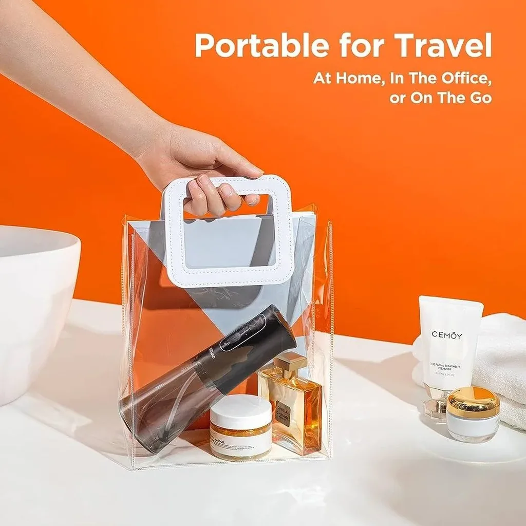 Bitvae Cordless C2 Oral Irrigator, 5 Standard Nozzles + 1 Tongue Scraping Nozzle, 360? Rotating Nozzles, 3 Pressure Settings, 300ml Resevoir, 40-Days Battery Life, Black | C2 - Image 5