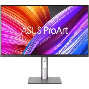 ASUS ProArt Display PA279CRV 27" 4K UHD Professional IPS Monitor, 5ms(GTG), 99% DCI-P3 & Adobe RGB, VESA DisplayHDR 400 & MediaSync, 2Wx2 Speakers, USB-C PD 96W, DP 1.4 / HDMI, Gray | 90LM08E0-B01K70