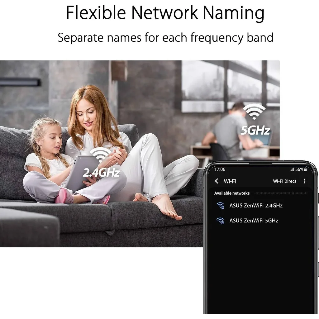 ASUS ZenWiFi XD4 Plus AX1800 Dual Band / Mesh WiFi 6 System, Up to 1800Mbps Speed, 2 ETH LAN Ports, Up to 800 sq.ft Coverage, AiMesh Supported, Parental Controls, 2 Pack, White | 90IG07M0-MO3C20 - Image 6