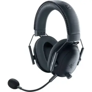 Razer BlackShark V2 Pro Edition Gaming Headphones, TriForce Titanium 50mm Drivers, Unidirectional Pick-Up Pattern, THX Spatial Audio, 2.4GHz BT5.2 Connectivity, Black | RZ04-04530100-R3M1