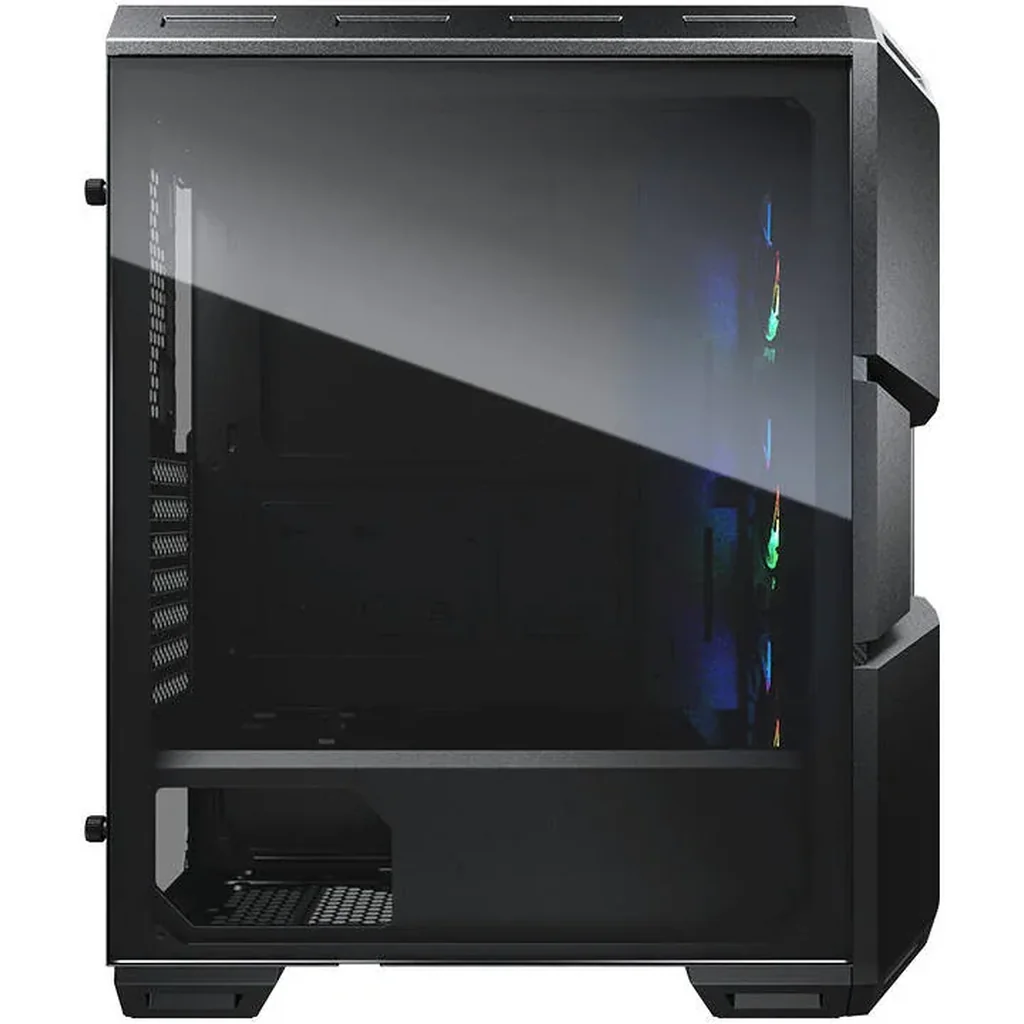COUGAR MX440 Mesh RGB ATX Mid Tower PC Case, Temp Glass Panel, Superior Airflow, 3x120mm RGB Pre Inst Fans, Up to 360mm Radiator, USB 3.0 x 2, USB 2.0 / RGB Button, Black | CG-GC-MX440MESH-RGB-BLK - Image 8