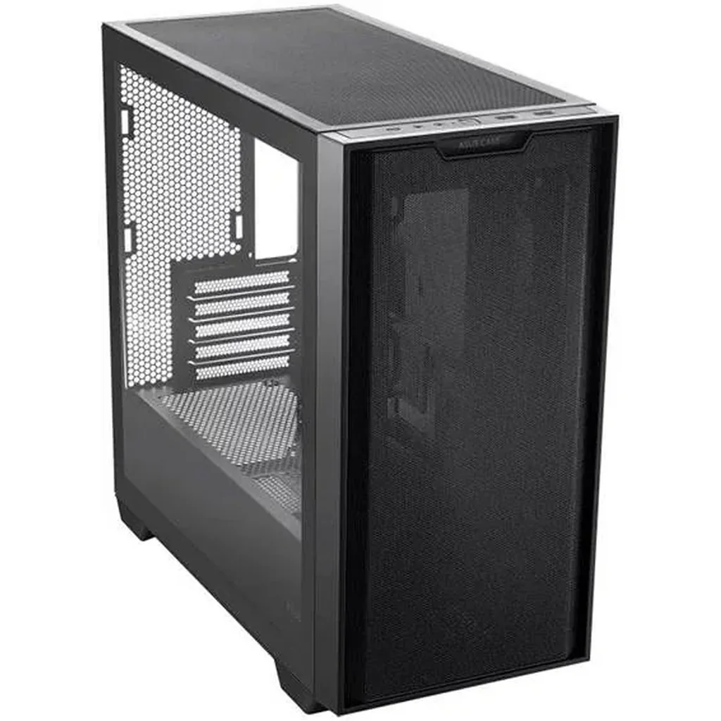 ASUS A21 micro-ATX PC Case, Tempered Glass Side & Mesh Front, up to 360mm Radiators Fits Up to 5x 140mm Fans, Clean Cable Mgt, 1 x 2.5" Bay 2 x 2.5"/3.5", 2x USB 3.2, Black | 90DC00H0-B09010 - Image 3