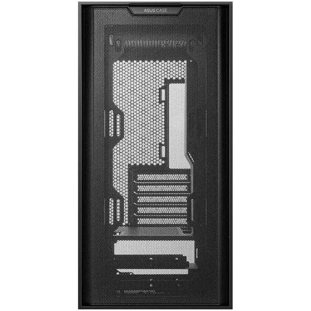 ASUS A21 micro-ATX PC Case, Tempered Glass Side & Mesh Front, up to 360mm Radiators Fits Up to 5x 140mm Fans, Clean Cable Mgt, 1 x 2.5" Bay 2 x 2.5"/3.5", 2x USB 3.2, Black | 90DC00H0-B09010 - Image 5