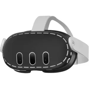 Azonee Silicon Protective Shell for Meta Quest 3 VR Headset, Soft Silicone Protection, Uninterrupted Heat Dissipation, Dust-proof Anti-collision & Anti Scratch Cover, Black | B0CKR1WXWZ
