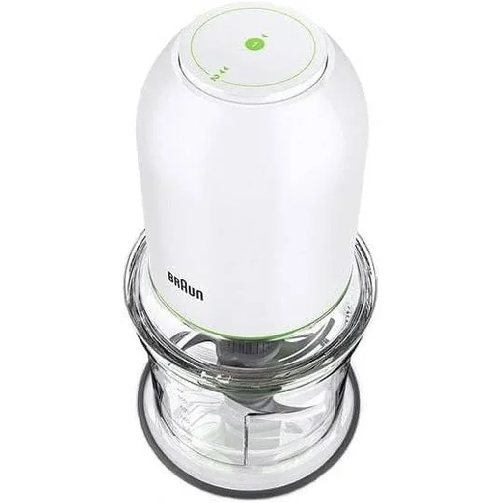 Braun MultiPractic 3 Chopper, 500W Motor, Advanced Quadblade Technology, 2 Speed Control, One Push Control, Dishwasher Safe Parts, Safety Lock, White | CH 3011 WH - Image 2