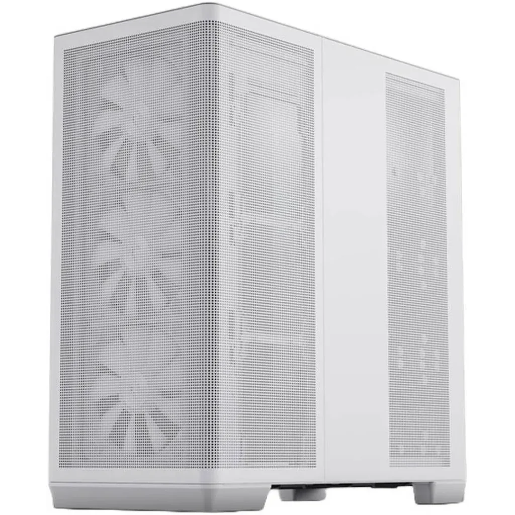 AEROCOOL C1 Mid-Tower ATX PC Case, High Air Flow, 4 Pre-installed 30mm APNX FP1 Fans, Support Up to 360mm Radiators, Cable Management, USB3.0 x 2 / USB C x 1 / HD Audio, White | C1-WT-v1 - Image 2