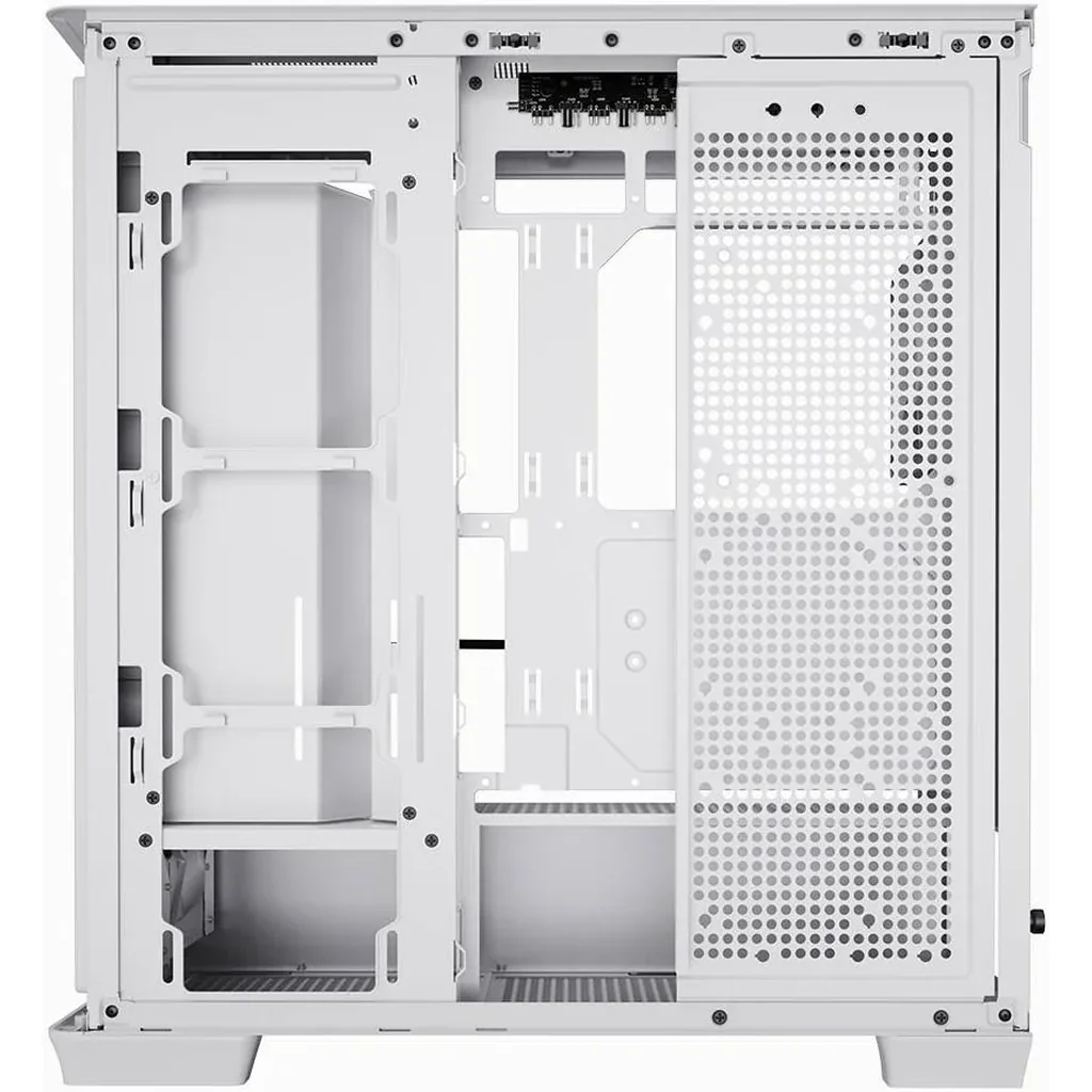 AEROCOOL C1 Mid-Tower ATX PC Case, High Air Flow, 4 Pre-installed 30mm APNX FP1 Fans, Support Up to 360mm Radiators, Cable Management, USB3.0 x 2 / USB C x 1 / HD Audio, White | C1-WT-v1 - Image 7